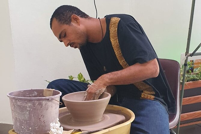 Private Pottery Experience at British Virgin Islands - Meeting Karl Burnett at the tropical studio