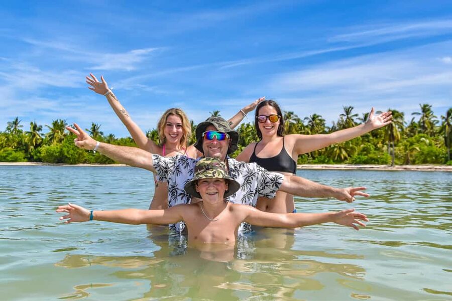 Punta Cana: Catamaran Family Tour - Time on the catamaran between stops