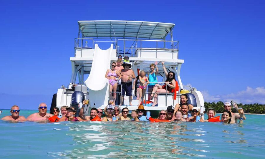 Punta Cana: Catamaran Tour with Reef Snorkeling and Open Bar - A spacious boat with a lively but relaxed mood
