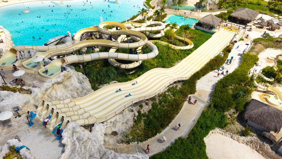 Punta Cana: El Dorado Water Park Entry with Hotel Transfers - Cenote, thermal baths, and natural water areas