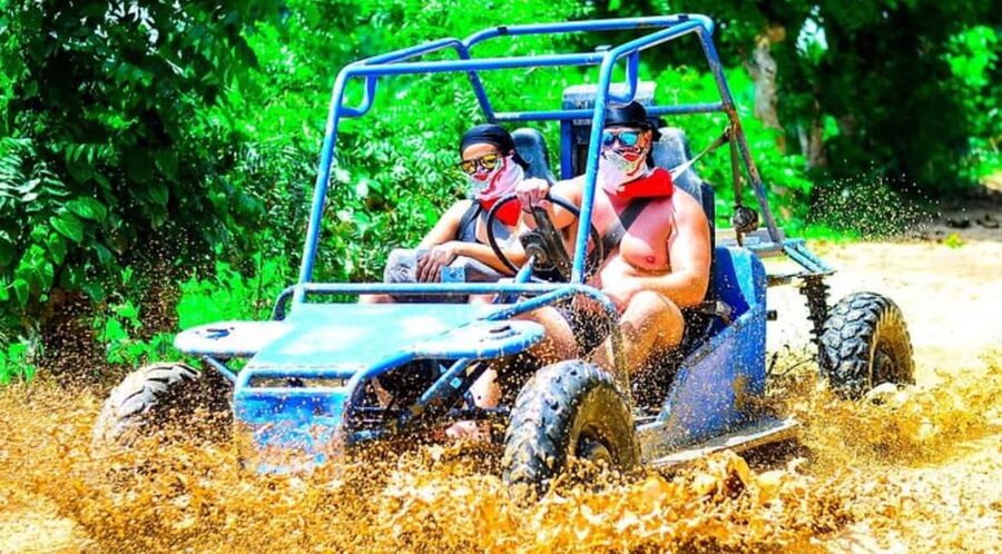 Punta Cana: Half-Day Buggy Tour with PickUp & Macao Beach - Buggy roads through gardens and jungle