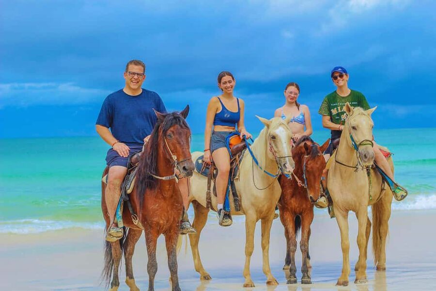 Punta Cana Horseback riding & Sunset + beach + free pick-up - A horse ride with more than a beach photo