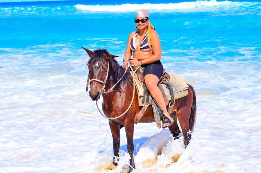 Punta Cana: Macao Beach & Forest Horseback Riding Tour - The forest route and Río Anamuya