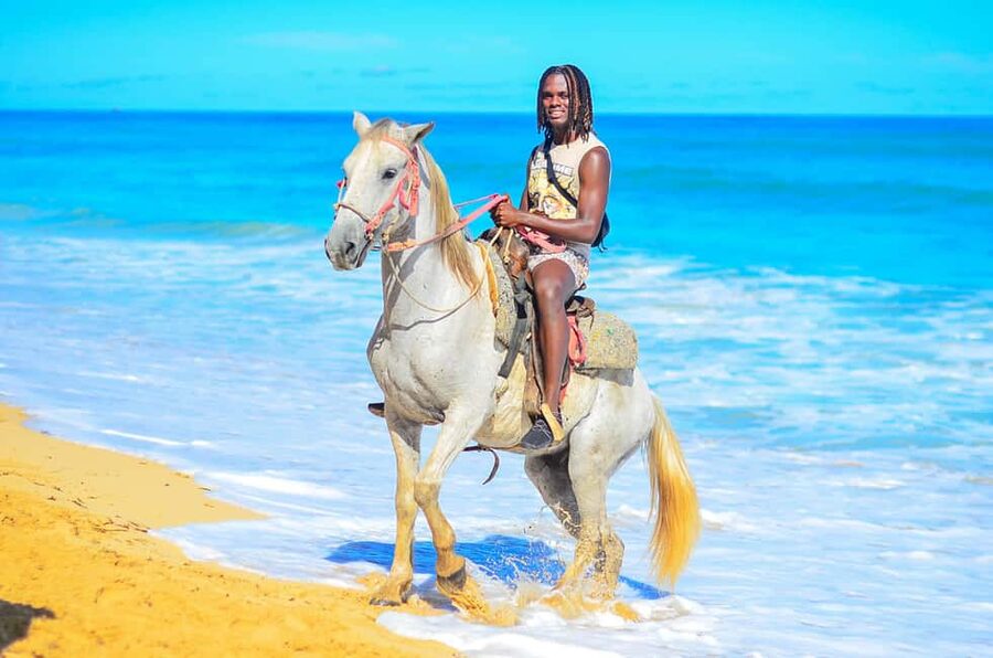 Punta Cana: Macao Beach & Forest Horseback Riding Tour - Getting comfortable with the horses