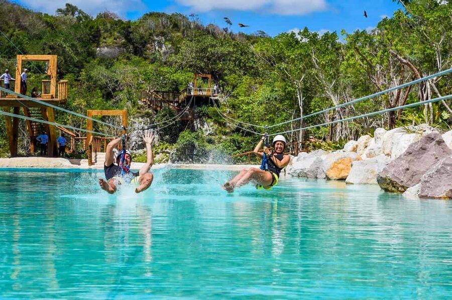 Punta Cana: Scape Park Entry for Cenote, Zip Lines, & Caves - Eight zip lines through the jungle canopy