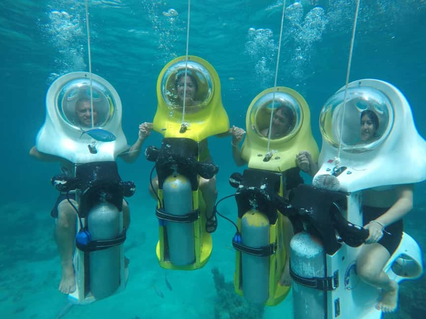Punta Cana: Scuba Doo Adventure with Round-Trip Transfer - The glass-bottom boat is part of the route