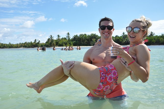 Punta Cana Snorkeling Cruise and Dune buggy Combo Adventure - Boarding the catamaran at Cabeza de Toro