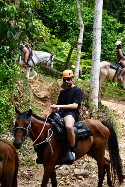 Punta Cana: Zipline, Chairlift, Buggy & Horse Ride Adventure - A relaxed horseback ride through the trees