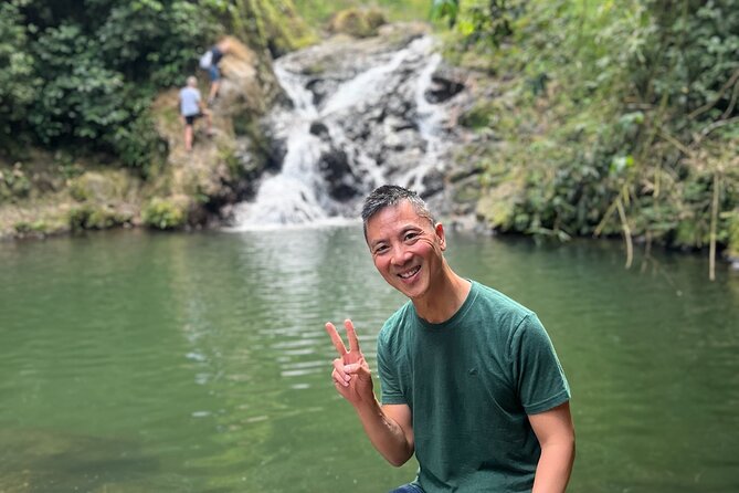 Rainforest Hike to Hidden Waterfall in Puerto Rico with Transport - A local food stop at Rellenao
