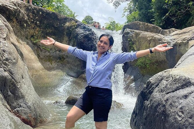 Rainforest Zipline, Luquillo Beach, and Natural Springs Day Trip - Natural springs, waterfalls, and the rock waterslide