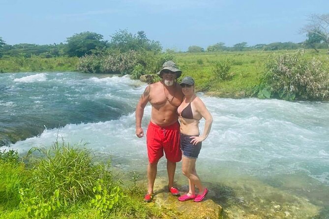 Rastafari Cultural ATV Community Experience from Negril - Cooling Off in the Natural Mineral Pool