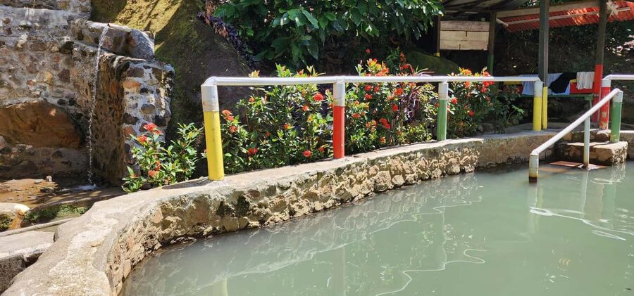 Roseau: Titou Gorge, Hot Spring, Falls & Champagne Reef Tour - Trafalgar Falls adds a short rainforest walk