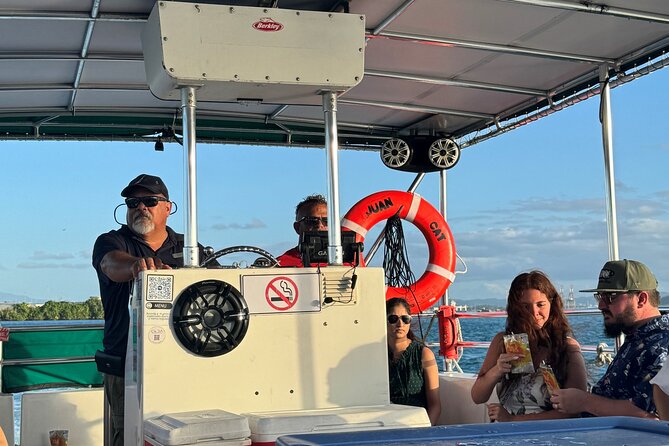 San Juan Sunset Harbor Boat Ride - The boat, seating, and the bathroom issue