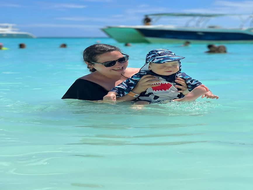 Saona Island Tour All Inclusive Speedboat and Catamaran - Speedboat to the natural pool