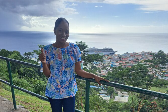 Scenic Tour of City and Rainforest, Waterfall, Sulphur Springs . - Trafalgar Falls and the walk through the rainforest