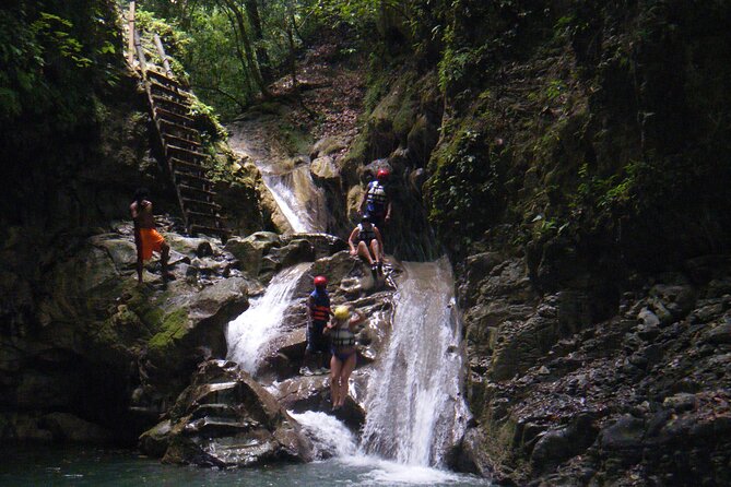 Shore Excursion: Quick Zip and Waterfalls of Damajagua Adventure - Climbing to the first Damajagua cascade