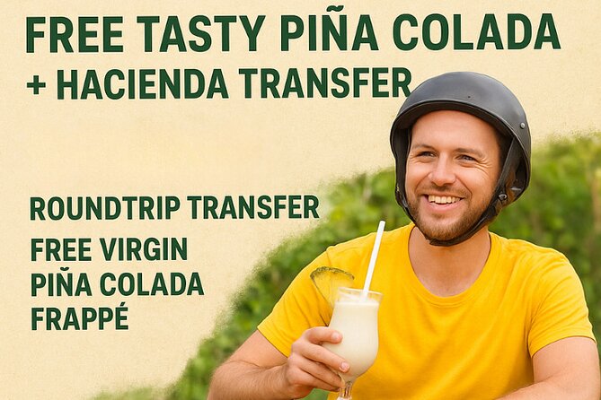 Single ATV Experience: Free Piña Colada + Hacienda Transfer - At a glance