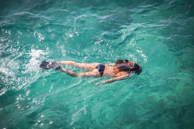Small-Group Cruising and Snorkeling Catamaran Tour - Slides, jumping platforms, and paddleboards