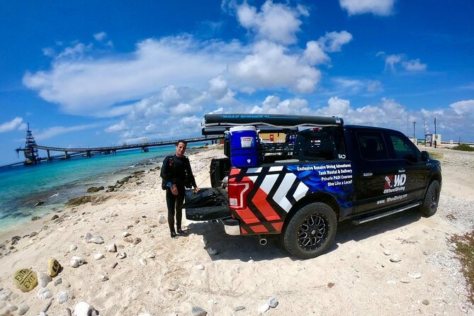 Small Group Diving experience in Caribbean - From Kralendijk pickup to the truck