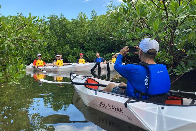 Small Group Glass Bottom Kayak Adventure- Cayman Islands - Paddling through the red mangroves
