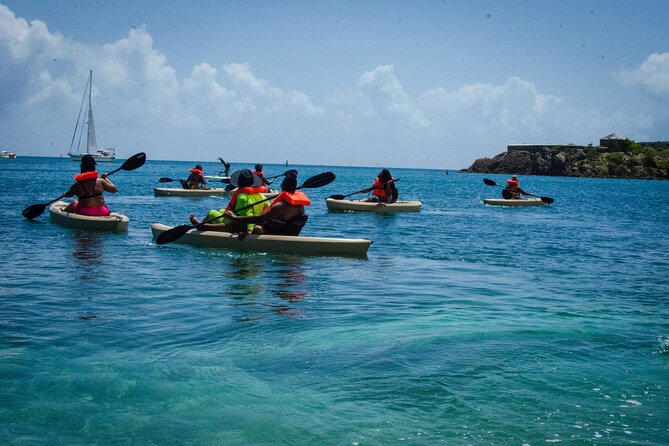 Snorkeling, Kayaking and Paddle Board Activity in Antigua - From your hotel to Galleon Beach by 4x4