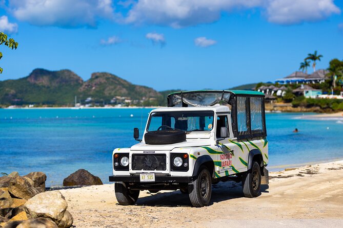 SoCoHo Jeep Safari - Historical Sites - Lunch - Beach - Sir Viv Richards Stadium and Antigua’s cricket identity