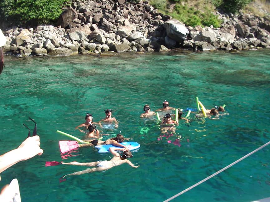 St. Kitts Full-Day Catamaran Cruise to Nevis - Pinneys Beach and the Nevis shore stop