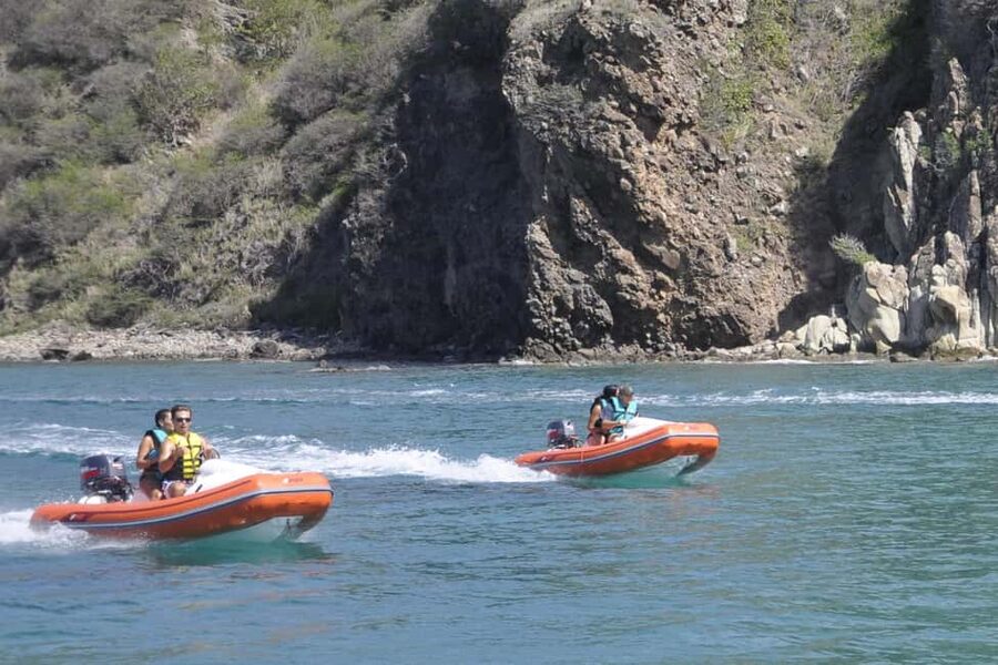 St Kitts Mini Speedboat and Snorkel Tour - Two seats, one lively ride