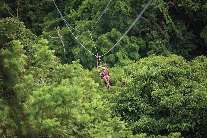 St. Kitts Zipline Experience - The off-road ride adds a little adventure