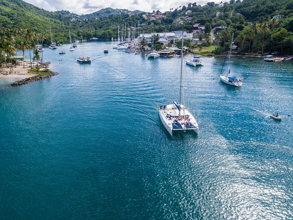 St Lucia Catamaran Day Sailing and Sightseeing Tour - Sulphur Springs and the drive-in volcano