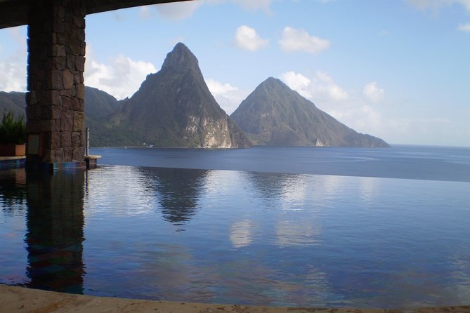 St Lucia Highlights Tour - Castries churches, old buildings, and a harbor view
