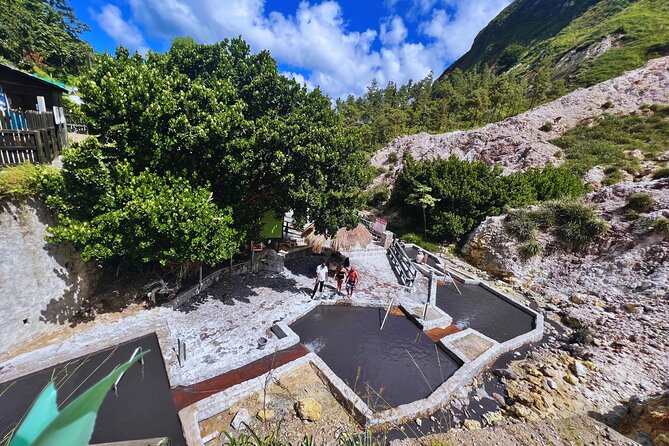 St Lucia Sulphur Springs Drive- in Volcano Tour & Therapeutic Mud baths - Toraille Waterfall provides the perfect cool-down