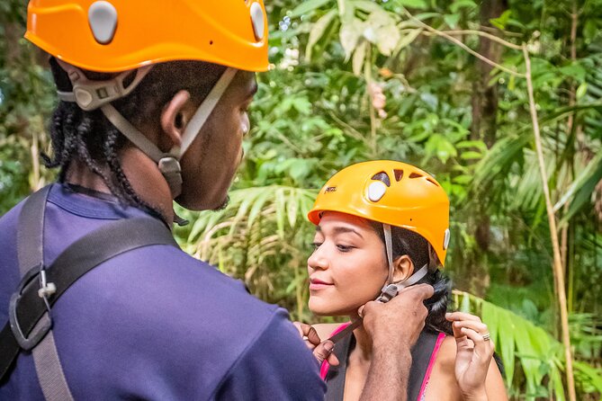 St. Lucia Zip line, Aerial Tram and Hiking tour Ultimate 3 - The aerial tram takes the long way up