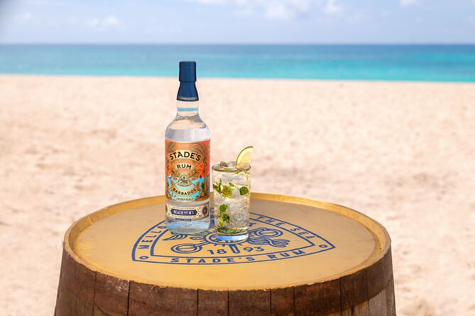 Stade's and Planteray Rum Tasting and Beach Experience - Rum tasting with your toes near the sand