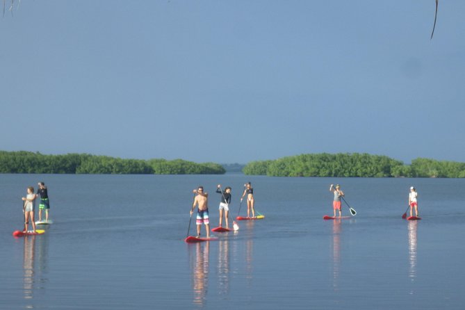 Stand up paddle in paradise - Paddling toward Islet Macou