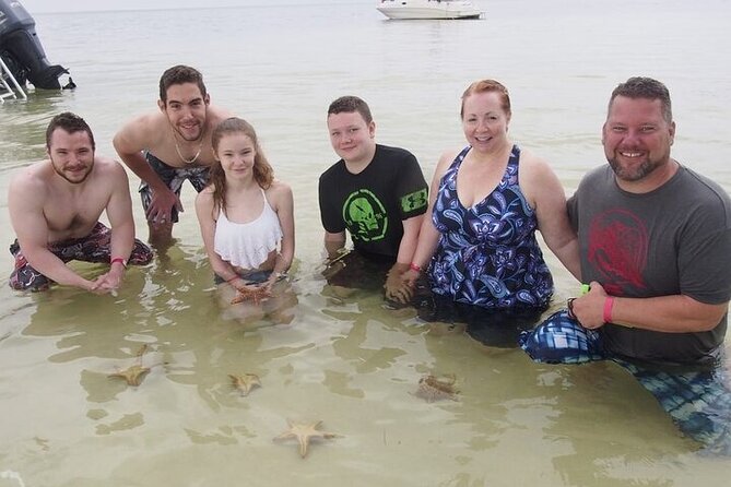 Stingrays, Starfish and Snorkeling Tour - Setting out on the motor catamaran