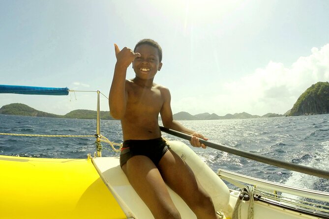 Stroll and Initiation to Sailing in the Baie des Saintes - Who will enjoy this outing most?