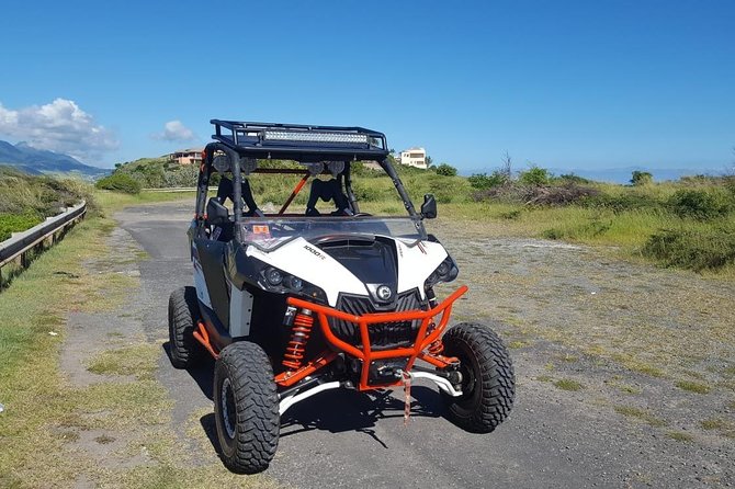 Sunny Blue Rentals in St Kitts for ATV and Dune Buggy Combo Tours - Dust, rain, sun, and what to wear