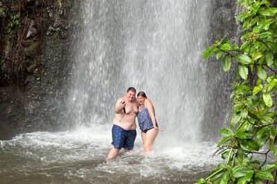 The Cascading Dark View Falls and Beach Experience with Topdawg Taxi and Tours