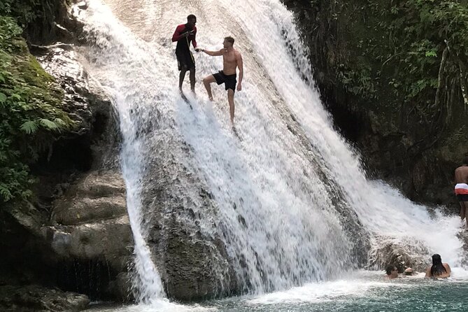 Transportation and Tour from Montego Bay to Blue Hole/Secret Falls - Lunch and Souvenir Shopping After the Swim
