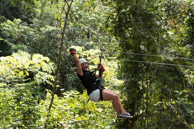 Treetop Adventure Park Canopy Tour - Getting fitted for the forest