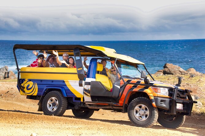 Ultimate Island Jeep Safari with Natural Pool, Baby Beach & Lunch - Fontein Cave and the rough side of Arikok
