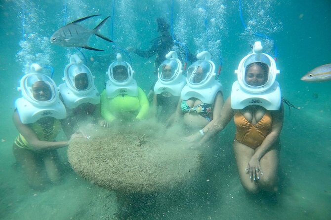 Underwater Sea Trek in San Juan: Explore Beneath the Waves - Entering the water and getting comfortable