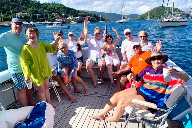 US Virgin Islands Island Hop & Food Boat Tour - Circling St. John past famous beaches