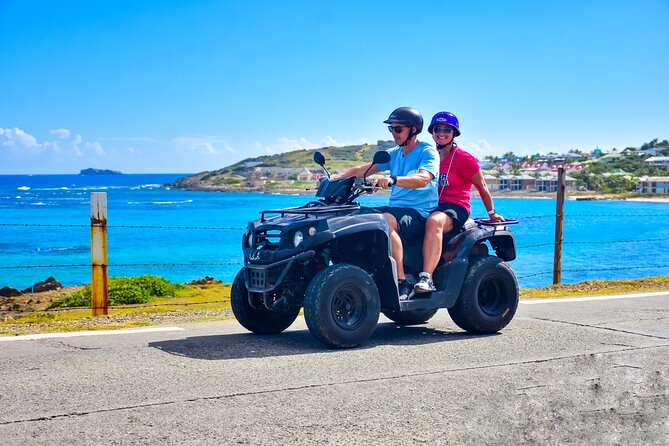 UTV / ATV Guided Tour in Philipsburg - Oyster Pond brings iguanas and St. Barth views