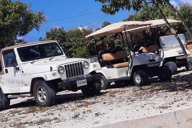 Watkins UTV American Golf Cart Rentals - Driving Grand Turk at your own pace