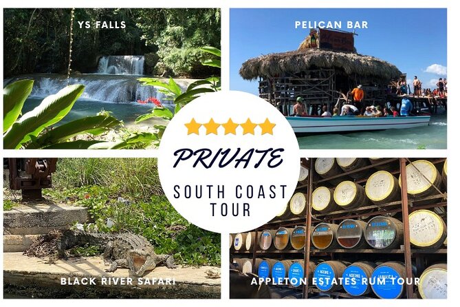 YS Falls, Black River Safari, Appleton Rum Tour OR Pelican Bar (Choose Up to 3) - YS Falls brings the action