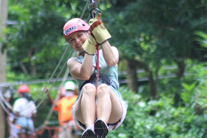 Zipline Experience & Obstacle Course at Harrison's Cave by Chukka - The 120-foot Monkey Zipline Adventure