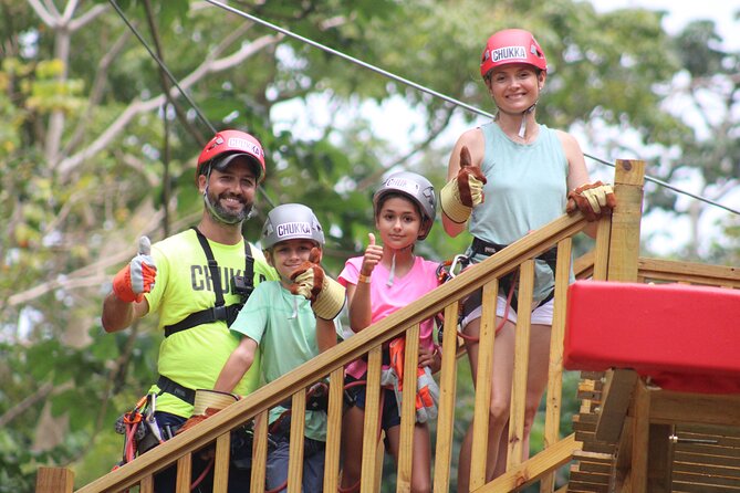 Zipline Experience & Obstacle Course at Harrison's Cave by Chukka - Mount Gay rum and the Harrison’s Cave mural